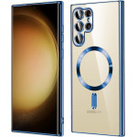 Techsuit - Luxury Crystal MagSafe - Samsung Galaxy S22 Ultra 5G - Deep Blue