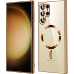 Techsuit - Luxury Crystal MagSafe - Samsung Galaxy S22 Ultra 5G - Gold