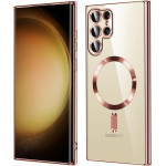 Techsuit - Luxury Crystal MagSafe - Samsung Galaxy S22 Ultra 5G - Pink