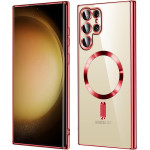 Techsuit - Luxury Crystal MagSafe - Samsung Galaxy S22 Ultra 5G - Red