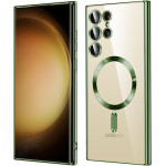 Techsuit - Luxury Crystal MagSafe - Samsung Galaxy S23 Ultra - Deep Green
