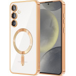 Techsuit - Luxury Crystal MagSafe - Samsung Galaxy S24 - Gold