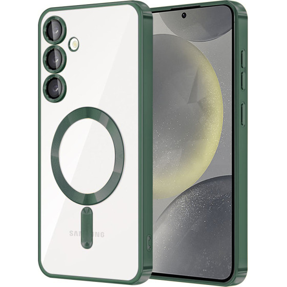 Techsuit - Luxury Crystal MagSafe - Samsung Galaxy S24 Plus - Deep Green
