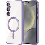 Techsuit - Luxury Crystal MagSafe - Samsung Galaxy S24 Plus - Light Purple
