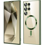 Techsuit - Luxury Crystal MagSafe - Samsung Galaxy S24 Ultra - Deep Green