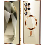 Techsuit - Luxury Crystal MagSafe - Samsung Galaxy S24 Ultra - Gold