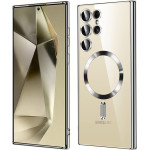 Techsuit - Luxury Crystal MagSafe - Samsung Galaxy S24 Ultra - Silver