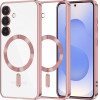 Techsuit - Luxury Crystal MagSafe - Samsung Galaxy S25 - Pink