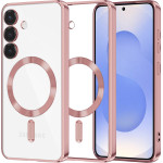 Techsuit - Luxury Crystal MagSafe - Samsung Galaxy S25 - Pink