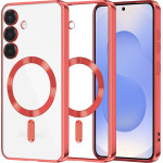 Techsuit - Luxury Crystal MagSafe - Samsung Galaxy S25 - Red