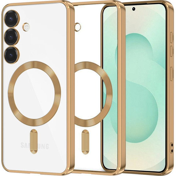 Techsuit - Luxury Crystal MagSafe - Samsung Galaxy S25 Plus - Gold