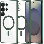 Techsuit - Luxury Crystal MagSafe - Samsung Galaxy S25 Ultra - Deep Green