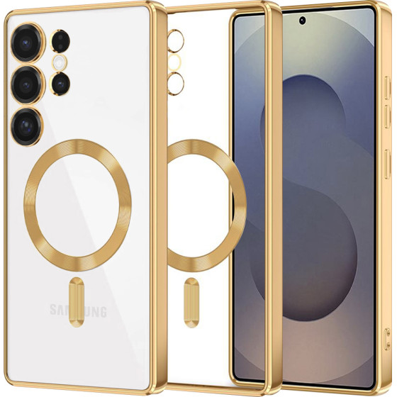 Techsuit - Luxury Crystal MagSafe - Samsung Galaxy S25 Ultra - Gold