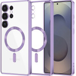 Techsuit - Luxury Crystal MagSafe - Samsung Galaxy S25 Ultra - Light Purple