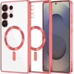 Techsuit - Luxury Crystal MagSafe - Samsung Galaxy S25 Ultra - Red