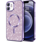 Techsuit - Luxury Glitter MagSafe - iPhone 12 - Light Purple