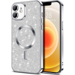 Techsuit - Luxury Glitter MagSafe - iPhone 12 - Silver