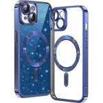 Techsuit - Luxury Glitter MagSafe - iPhone 13 - Deep Blue