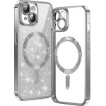 Techsuit - Luxury Glitter MagSafe - iPhone 13 - Silver