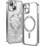 Techsuit - Luxury Glitter MagSafe - iPhone 14 - Silver