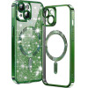 Techsuit - Luxury Glitter MagSafe - iPhone 15 Plus - Deep Green