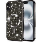 Techsuit - Luxury Glitter MagSafe - iPhone 16 - Black