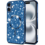 Techsuit - Luxury Glitter MagSafe - iPhone 16 - Deep Blue