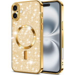 Techsuit - Luxury Glitter MagSafe - iPhone 16 - Gold