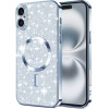 Techsuit - Luxury Glitter MagSafe - iPhone 16 - Light Blue