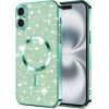 Techsuit - Luxury Glitter MagSafe - iPhone 16 Plus - Light Green