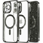 Techsuit - Luxury Glitter MagSafe - iPhone 16 Pro - Black