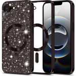 Techsuit - Luxury Glitter MagSafe - iPhone 16e - Black