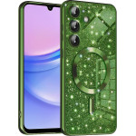 Techsuit - Luxury Glitter MagSafe - Samsung Galaxy A15 4G / A15 5G - Deep Green
