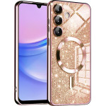 Techsuit - Luxury Glitter MagSafe - Samsung Galaxy A15 4G / A15 5G - Rose Gold