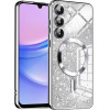 Techsuit - Luxury Glitter MagSafe - Samsung Galaxy A15 4G / A15 5G - Silver
