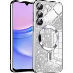 Techsuit - Luxury Glitter MagSafe - Samsung Galaxy A15 4G / A15 5G - Silver