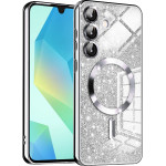 Techsuit - Luxury Glitter MagSafe - Samsung Galaxy A16 4G / A16 5G - Silver