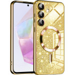 Techsuit - Luxury Glitter MagSafe - Samsung Galaxy A35 5G - Gold