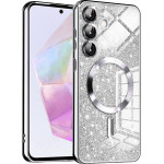Techsuit - Luxury Glitter MagSafe - Samsung Galaxy A35 5G - Silver