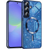 Techsuit - Luxury Glitter MagSafe - Samsung Galaxy A36 5G / A56 5G - Deep Blue