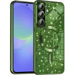 Techsuit - Luxury Glitter MagSafe - Samsung Galaxy A36 5G / A56 5G - Deep Green