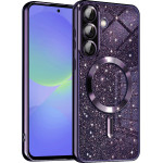 Techsuit - Luxury Glitter MagSafe - Samsung Galaxy A36 5G / A56 5G - Deep Purple