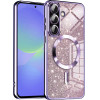 Techsuit - Luxury Glitter MagSafe - Samsung Galaxy A36 5G / A56 5G - Light Purple