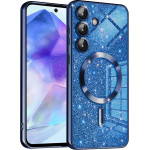 Techsuit - Luxury Glitter MagSafe - Samsung Galaxy A55 5G - Deep Blue
