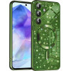 Techsuit - Luxury Glitter MagSafe - Samsung Galaxy A55 5G - Deep Green