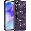 Techsuit - Luxury Glitter MagSafe - Samsung Galaxy A55 5G - Deep Purple