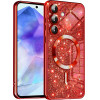Techsuit - Luxury Glitter MagSafe - Samsung Galaxy A55 5G - Red