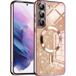 Techsuit - Luxury Glitter MagSafe - Samsung Galaxy S21 5G - Rose Gold