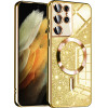 Techsuit - Luxury Glitter MagSafe - Samsung Galaxy S21 Ultra 5G - Gold