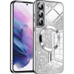 Techsuit - Luxury Glitter MagSafe - Samsung Galaxy S22 5G - Silver